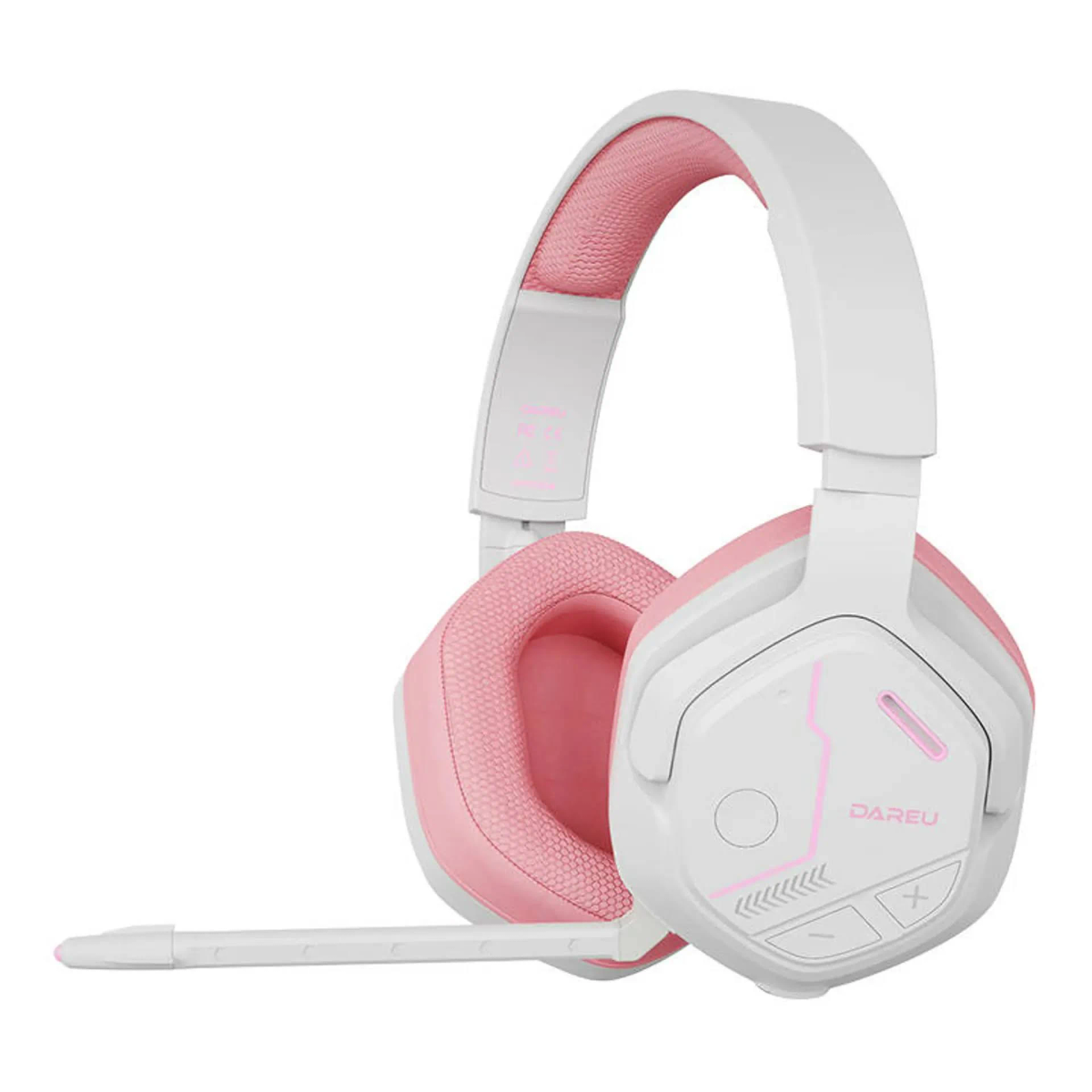 Bluetooth Gaming On-ear DAREU Weiß Headset 30189389,