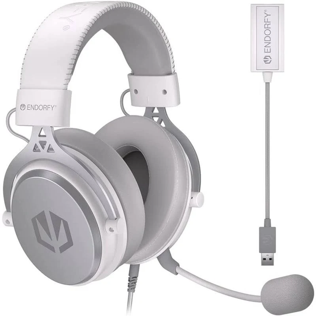 ENDORFY VIRO Plus USB Onyx Kablolu Gaming Kulaklık Beyaz