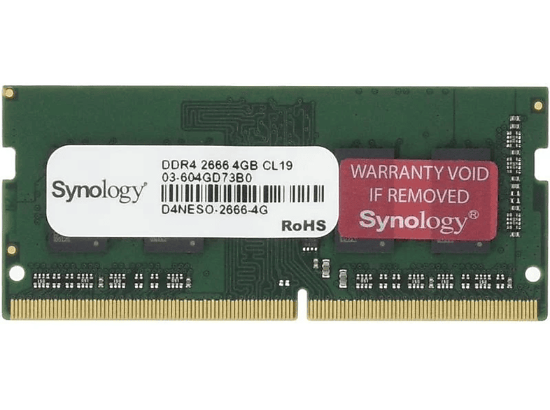 SYNOLOGY D4NESO-2666-4G Arbeitsspeicher 4 GB DDR4 | Weitere-Arbeitsspeicher