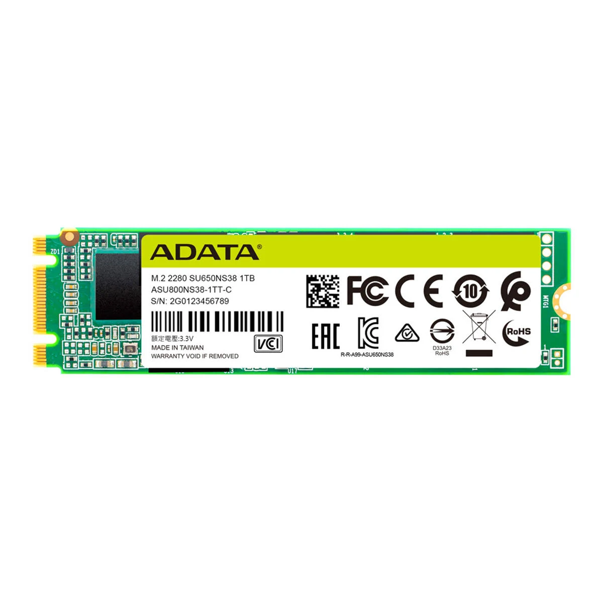 ADATA ASU650NS38-1TT-C, 1000 GB, SSD, Zoll, 2,5 intern