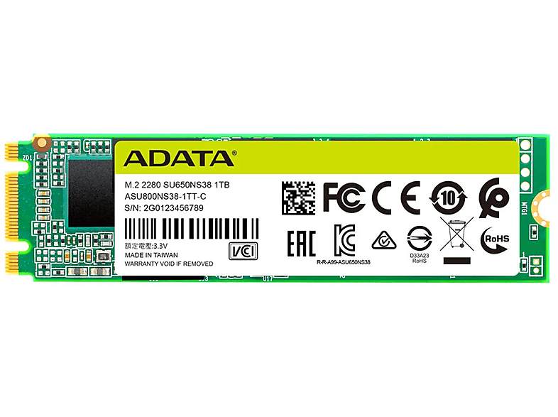 ADATA ASU650NS38-1TT-C, 1000 GB, SSD, 2,5 Zoll, intern