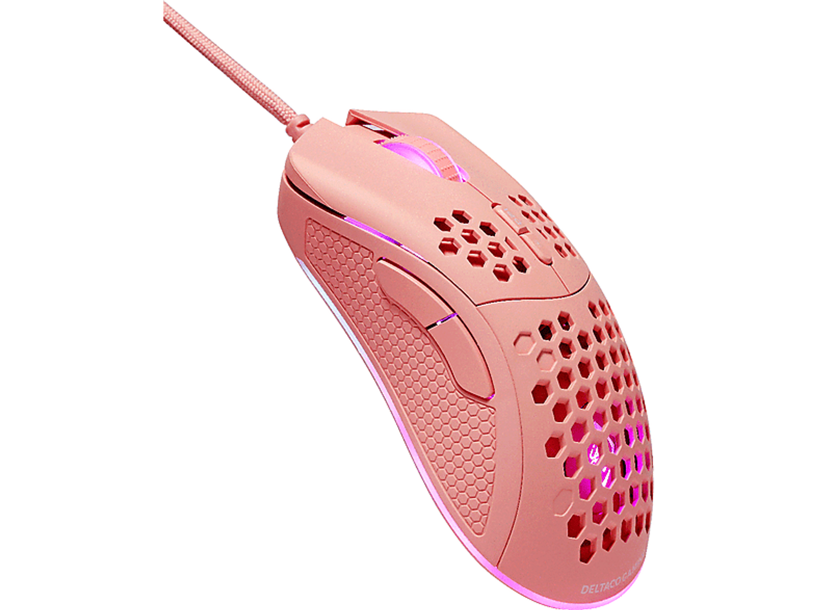 Myszka Gamingowa DELTACO GAM-108-P Różowy
