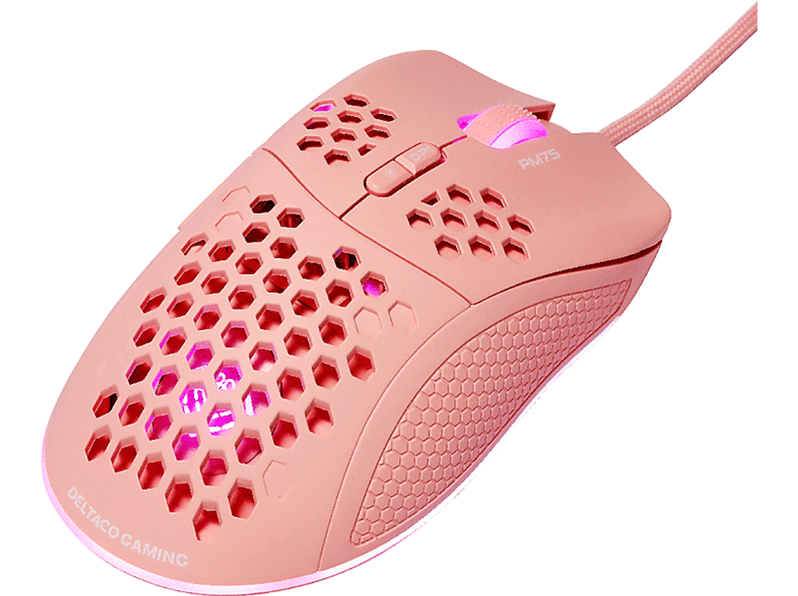 Myszka Gamingowa DELTACO GAM-108-P Różowy