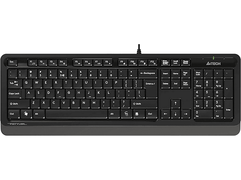 A4TECH Fstyler FK10 Kablolu Klavye Gri