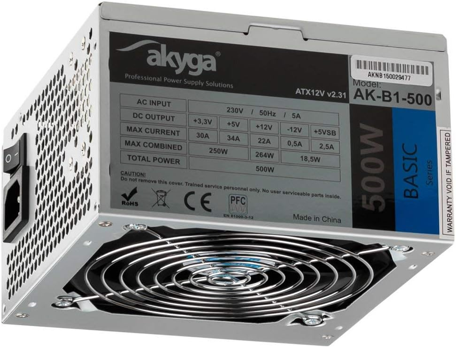 AKYGA AK-B1-500 PC Netzteil 500 Watt