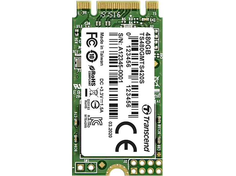 TRANSCEND TS480GMTS420S, 480 GB, SSD, intern