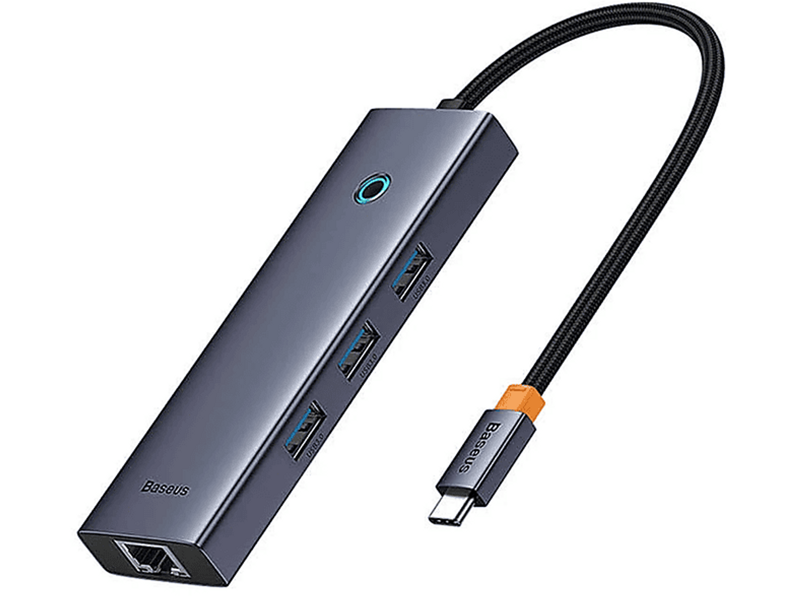 USB-C BASEUS Hub, B00052807813-00, Grau
