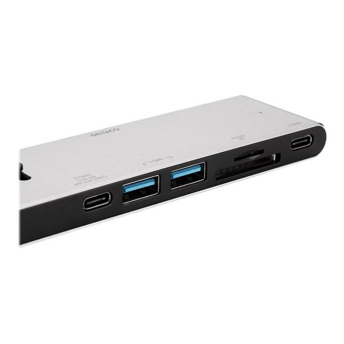 USBC-HDMI21, Laptop-Dockingstationen, Schwarz DELTACO