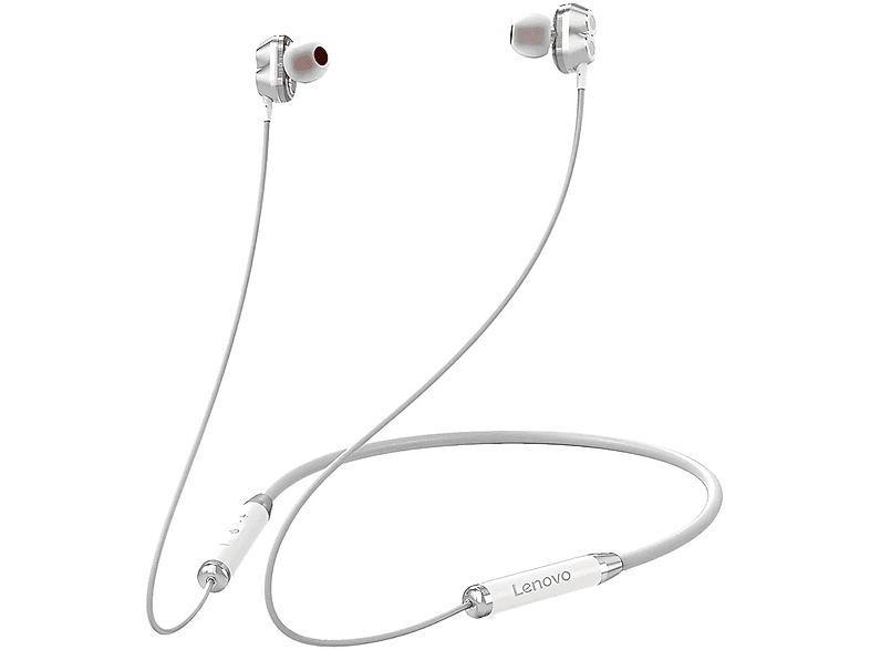 LENOVO HE08, In-ear Kopfhörer Bluetooth Weiß