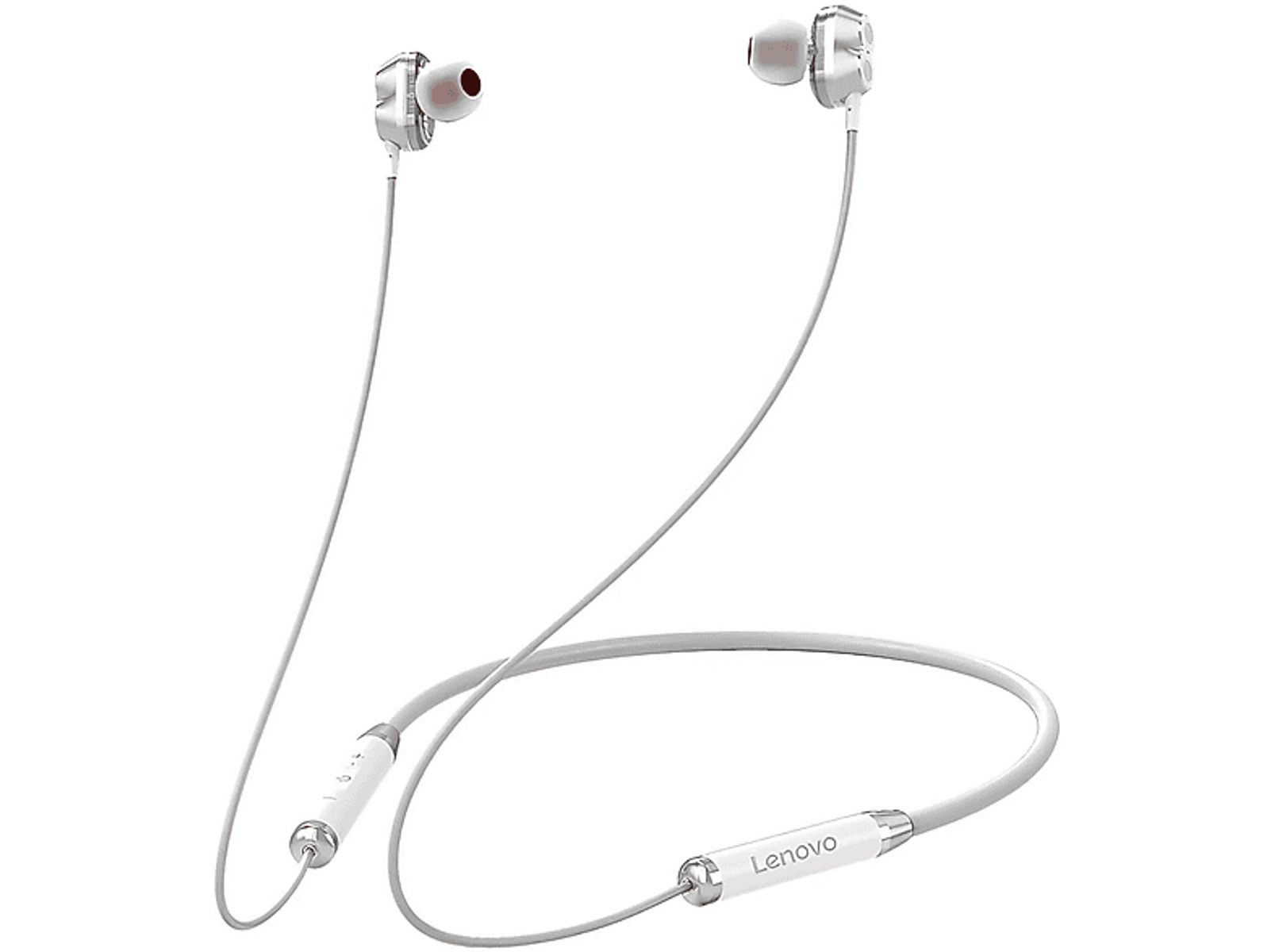 LENOVO HE08, In-ear Kopfhörer Weiß Bluetooth