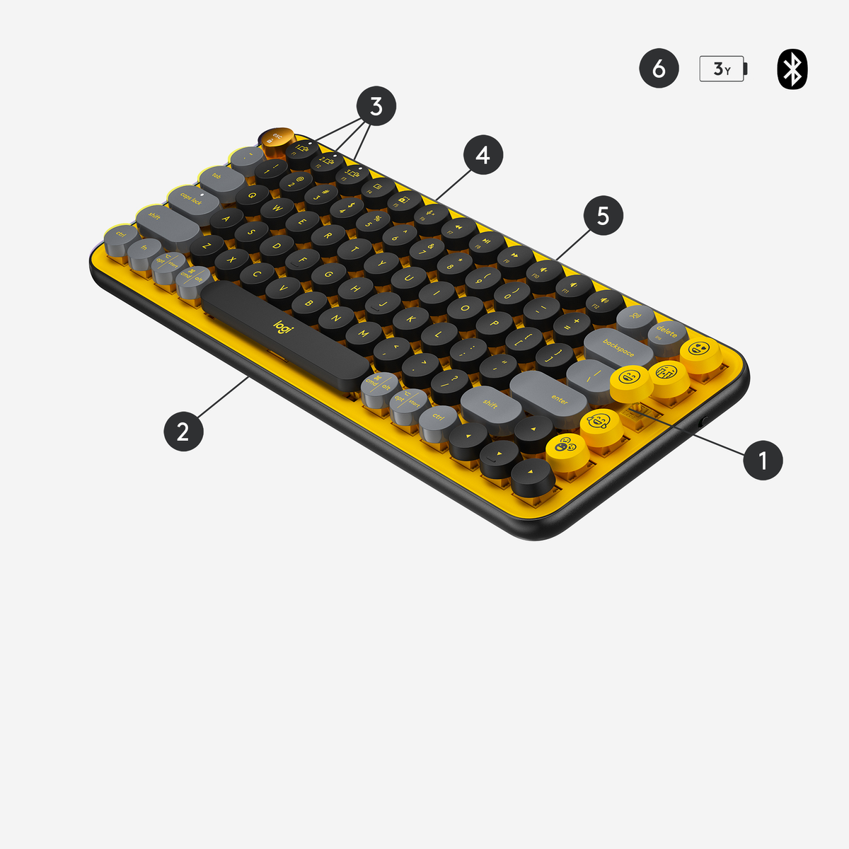 920-010735, LOGITECH Tastatur