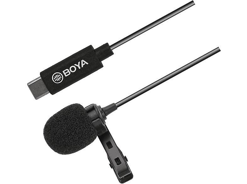 CLATRONIC Ansteckmikrofon BOYA BY-M3 schwarz Mikrofon