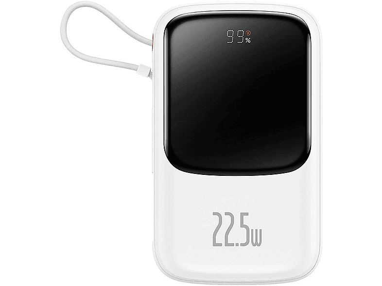 BASEUS PPQD060102 Powerbank 10000 mAh Weiß