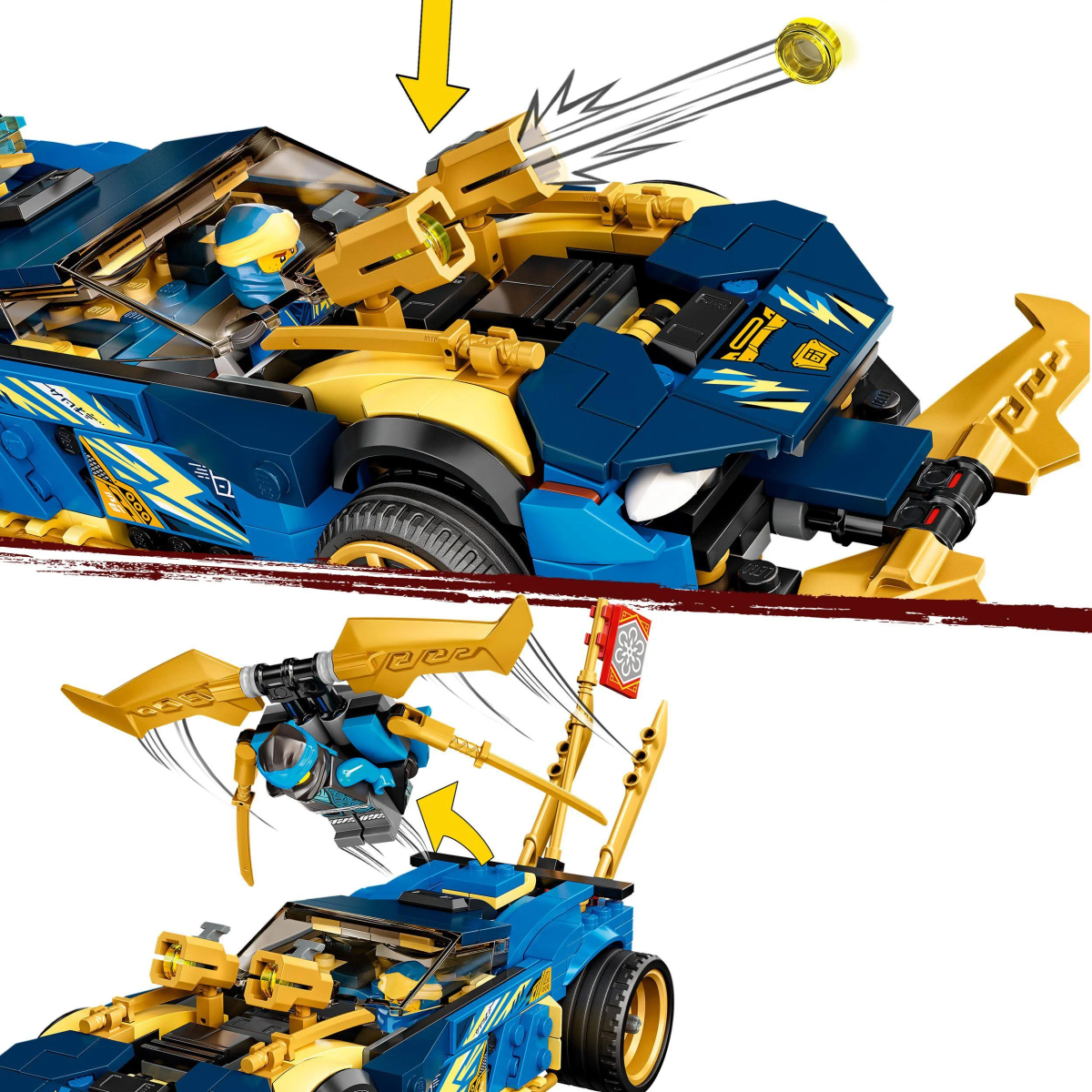 Bausatz LEGO Mehrfarbig Ninjago