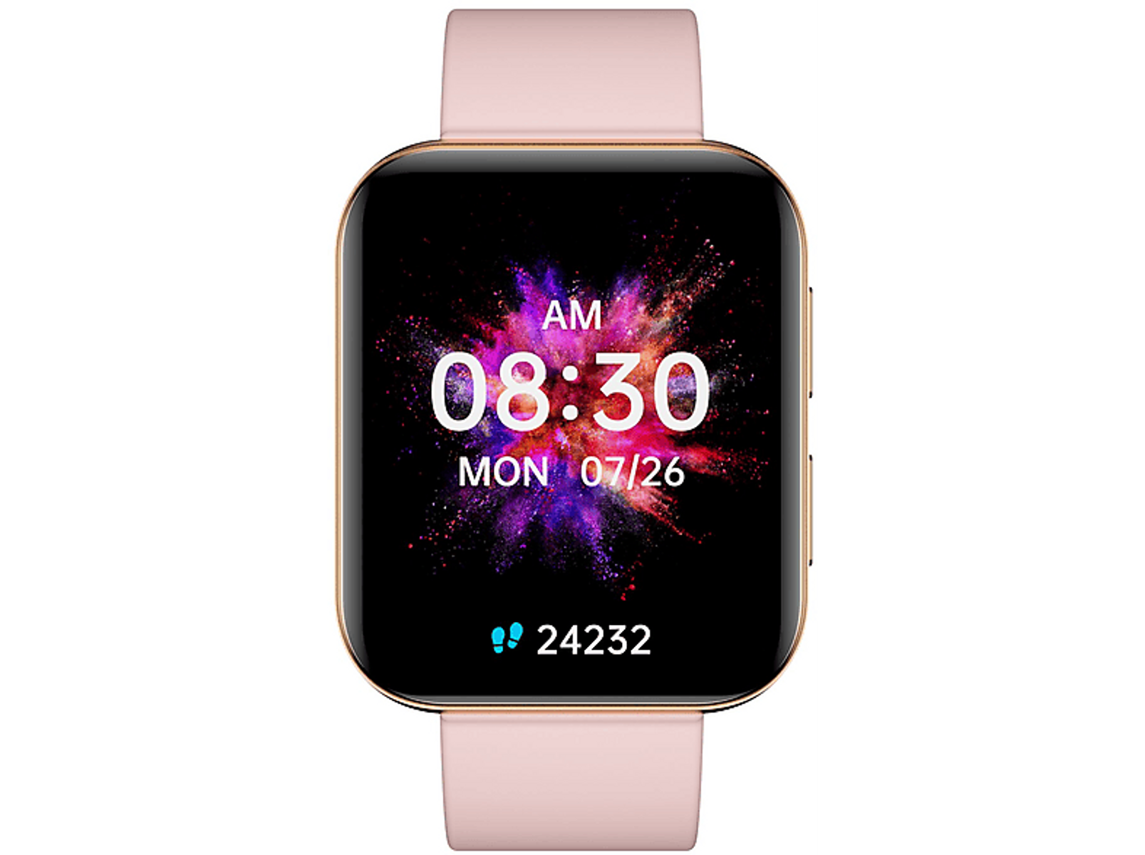 Gold-Rosa Smartwatch GARETT ELECTRONICS GRC Maxx Silikon, Amoled