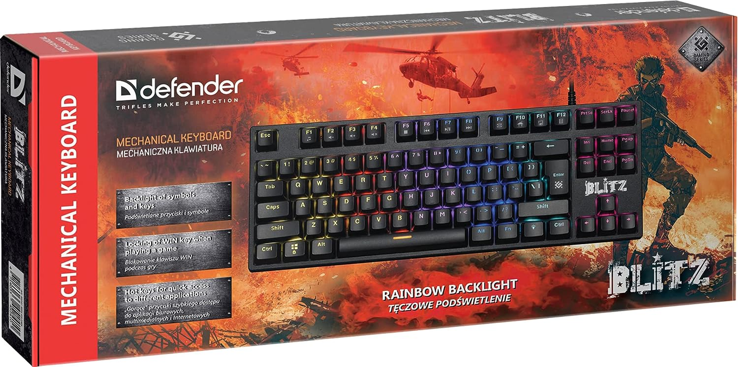 DEFENDER 45, Tastatur