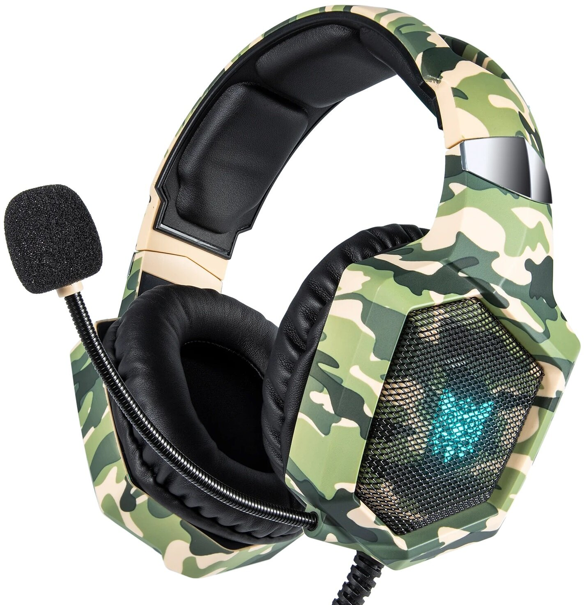 ONIKUMA 33428653, On-ear Gaming Headset Mehrfarbig