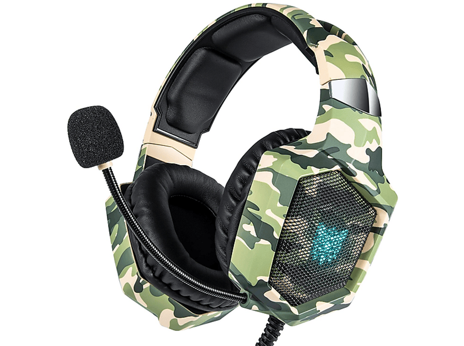 ONIKUMA 33428653, On-ear Gaming Headset Mehrfarbig
