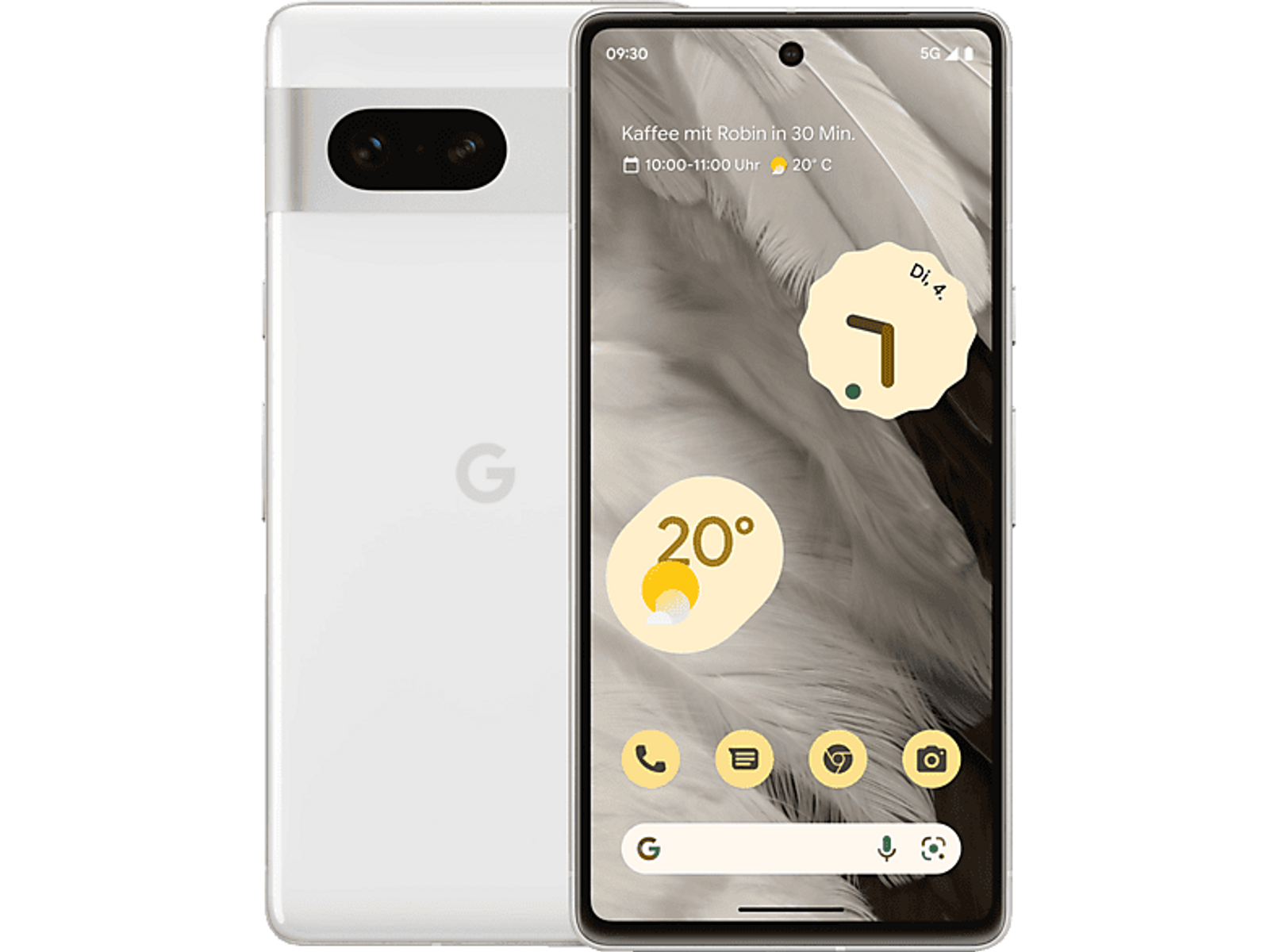 キムチGoogle Pixel 7 ホワイト Smartfon GOOGLE Pixel 7 3G (UMTS), 4G (LTE), 5G 8 GB/128 GB Biały