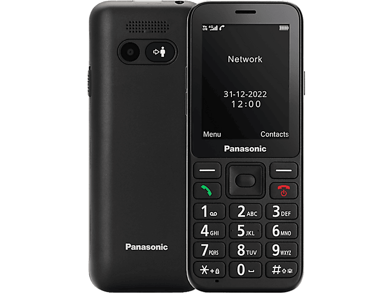 PANASONIC KX-TU250EXB Senioren Handy, Schwarz