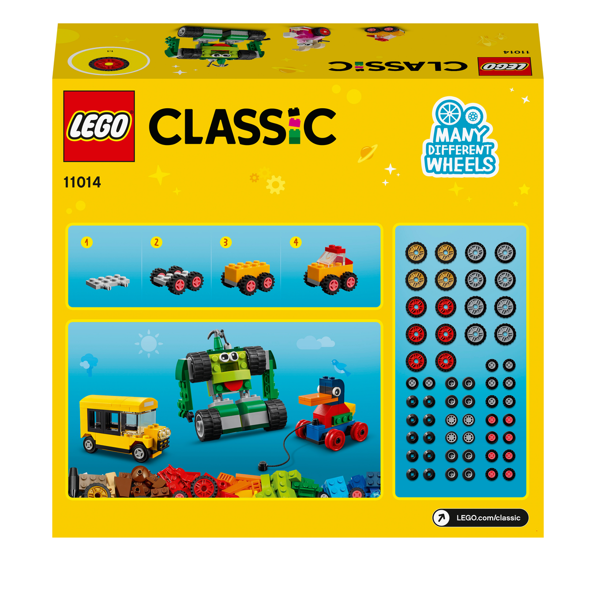 LEGO 11014 RÄDERN LEGO MIT STEINEBOX Classic