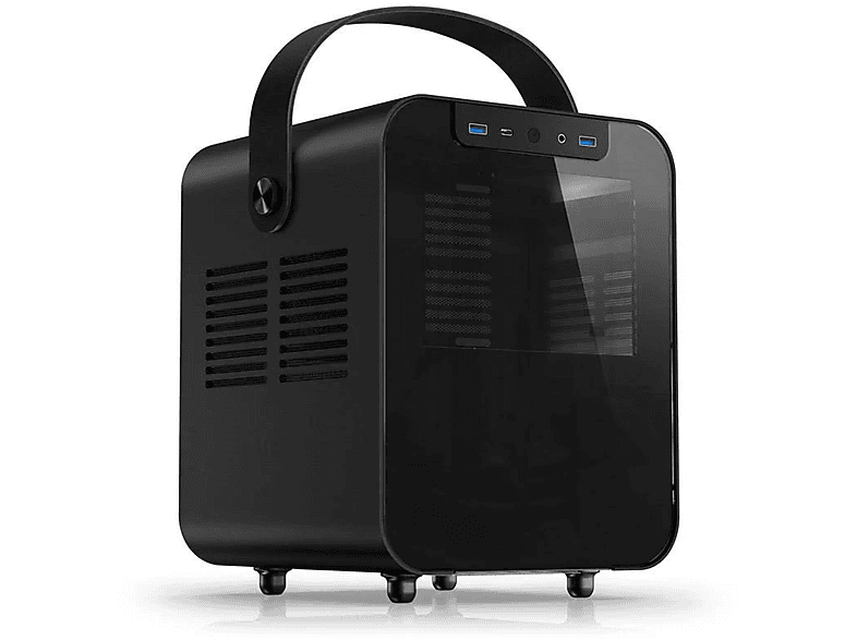 JONSPLUS Gehäuse, Black Schwarz PC BO100-G