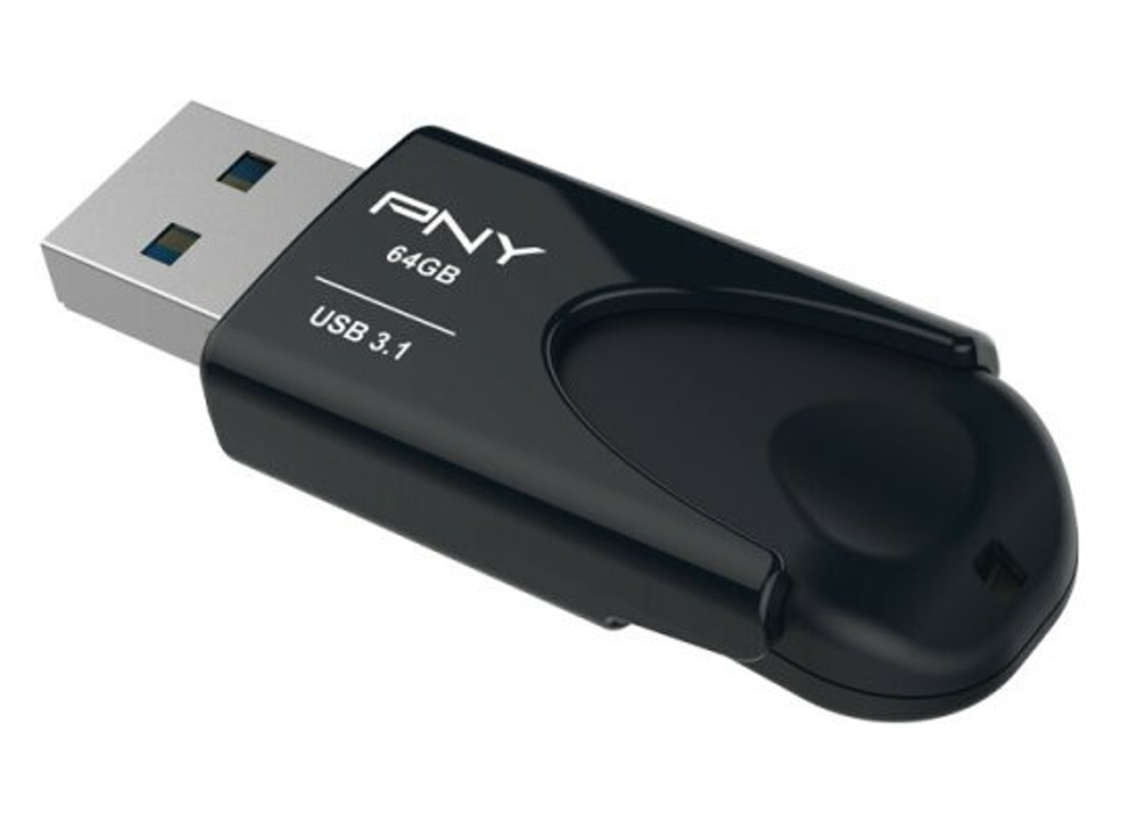 GB) USB-Flash-Laufwerk 64 (Schwarz, PNY Attaché