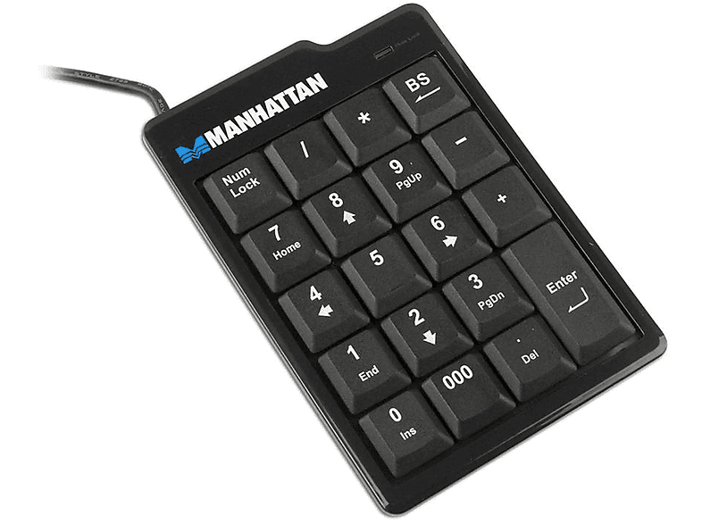 MANHATTAN MANHATTAN USB-Nummernblock Eingabe / Tastatur Ausgabe Tastaturen