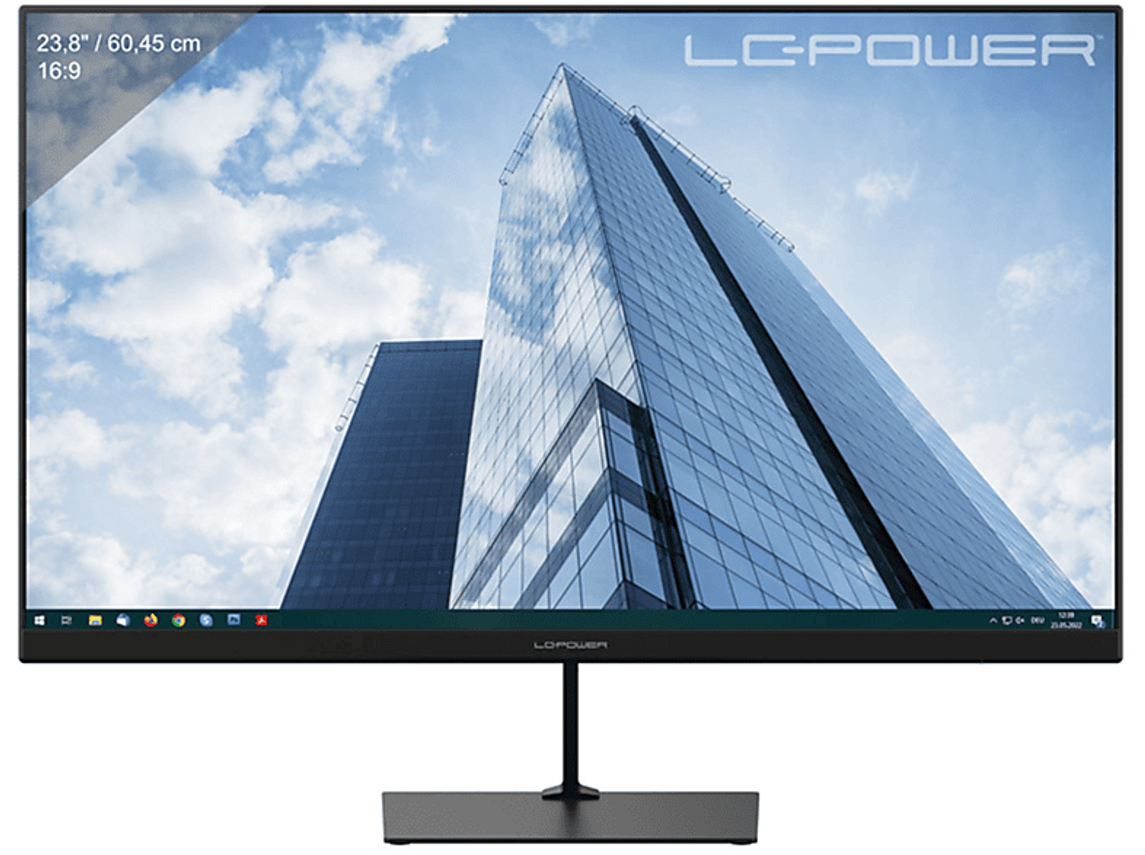 LC POWER Hz 75 , nativ) 24 Reaktionszeit Full-HD LC-M24-FHD-75 , Monitor, Zoll 75 Hz (8 Gaming-Monitor ms