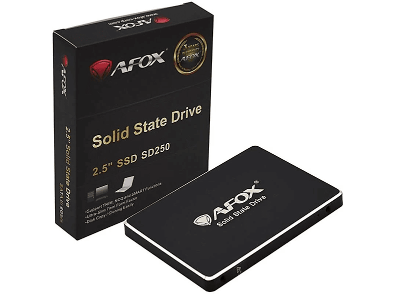 A & FOX SD250-512GQN, 480 GB, SSD, 2,5 Zoll, intern