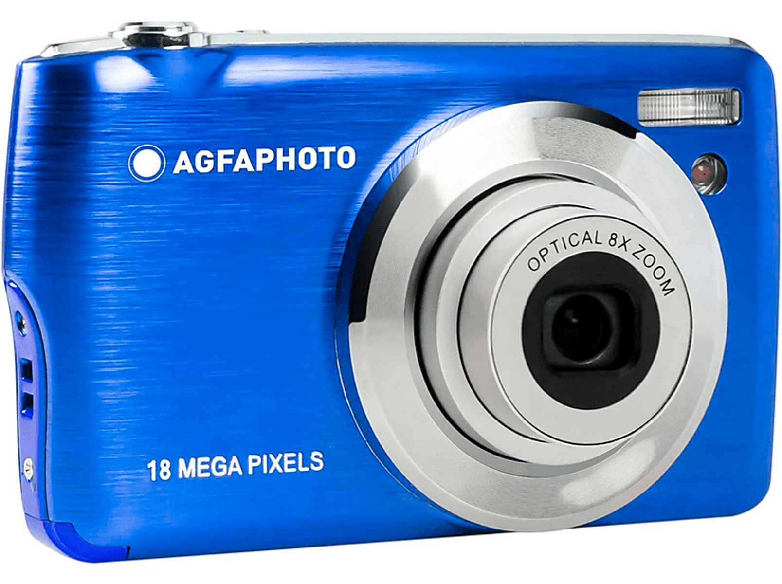 blau x TFT- LCD-Backlight LCD DC8200 opt. mit Digitalkamera blau, Realishot 8 Zoom, AGFAPHOTO