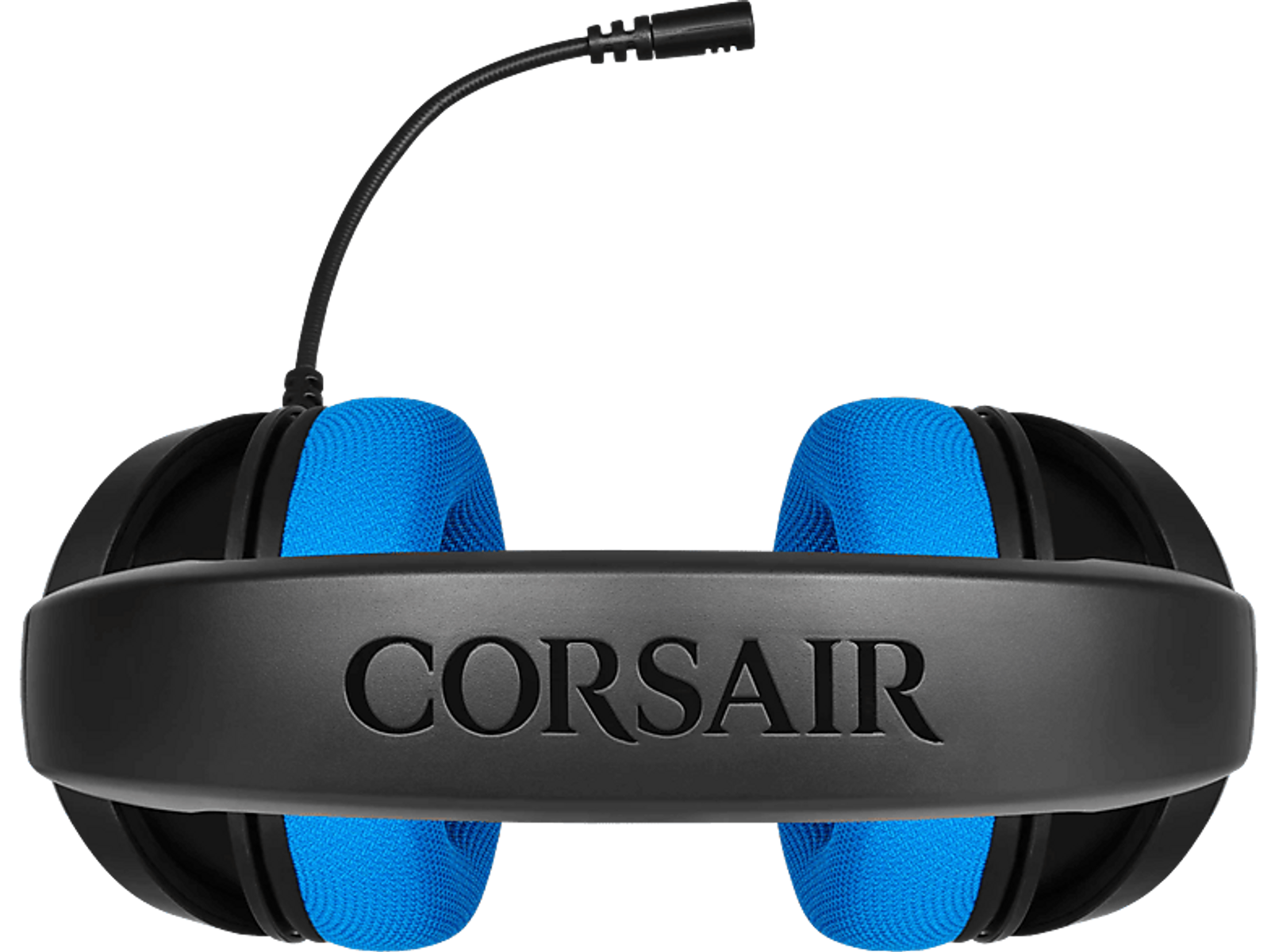 Schwarz/Blau STEREO CORSAIR HS35 Gaming BLUE, CA-9011196-EU HEADSET Over-ear Headset