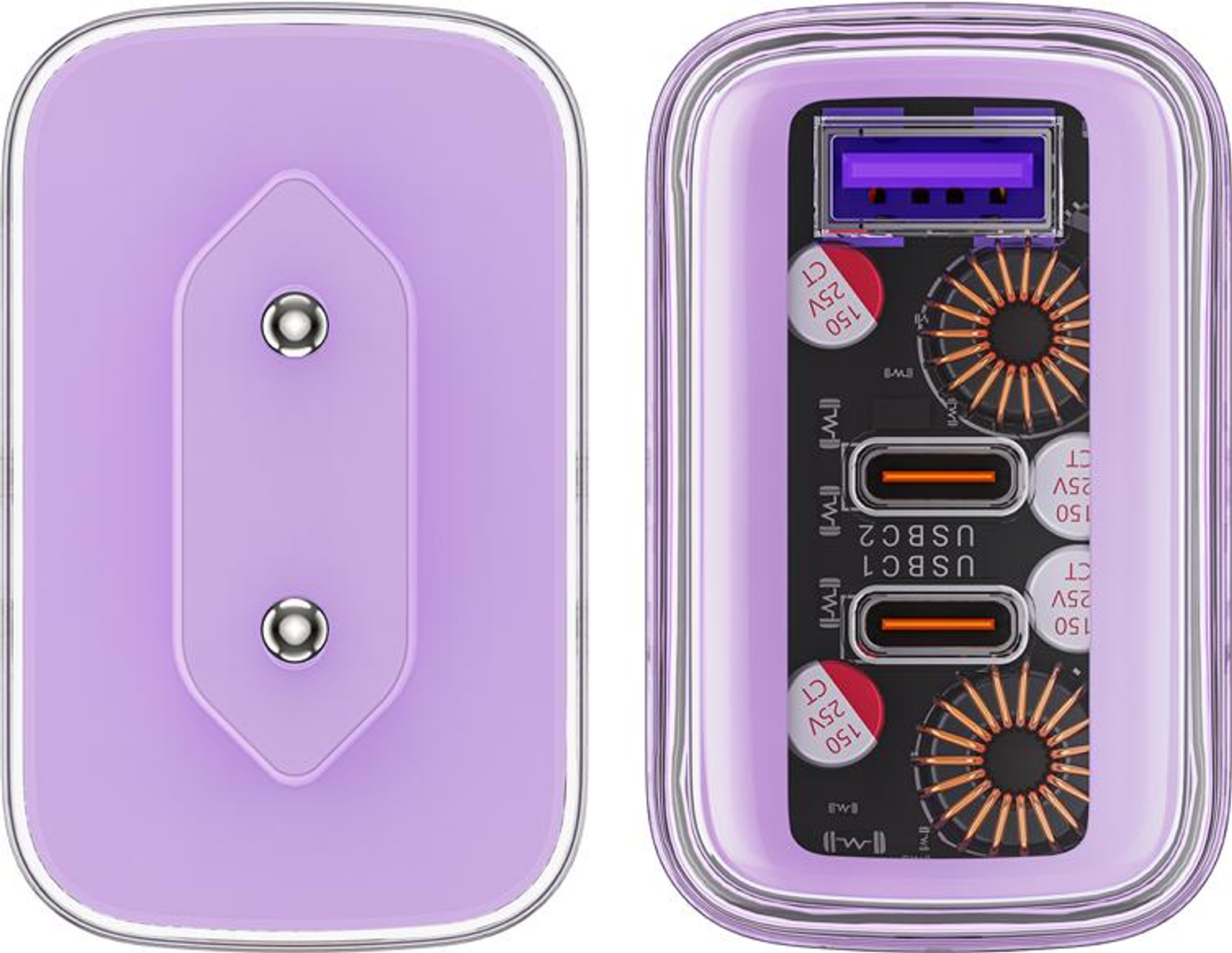 Ladegerät ACEFAST Mehrmarken, 25457012 USB Violett