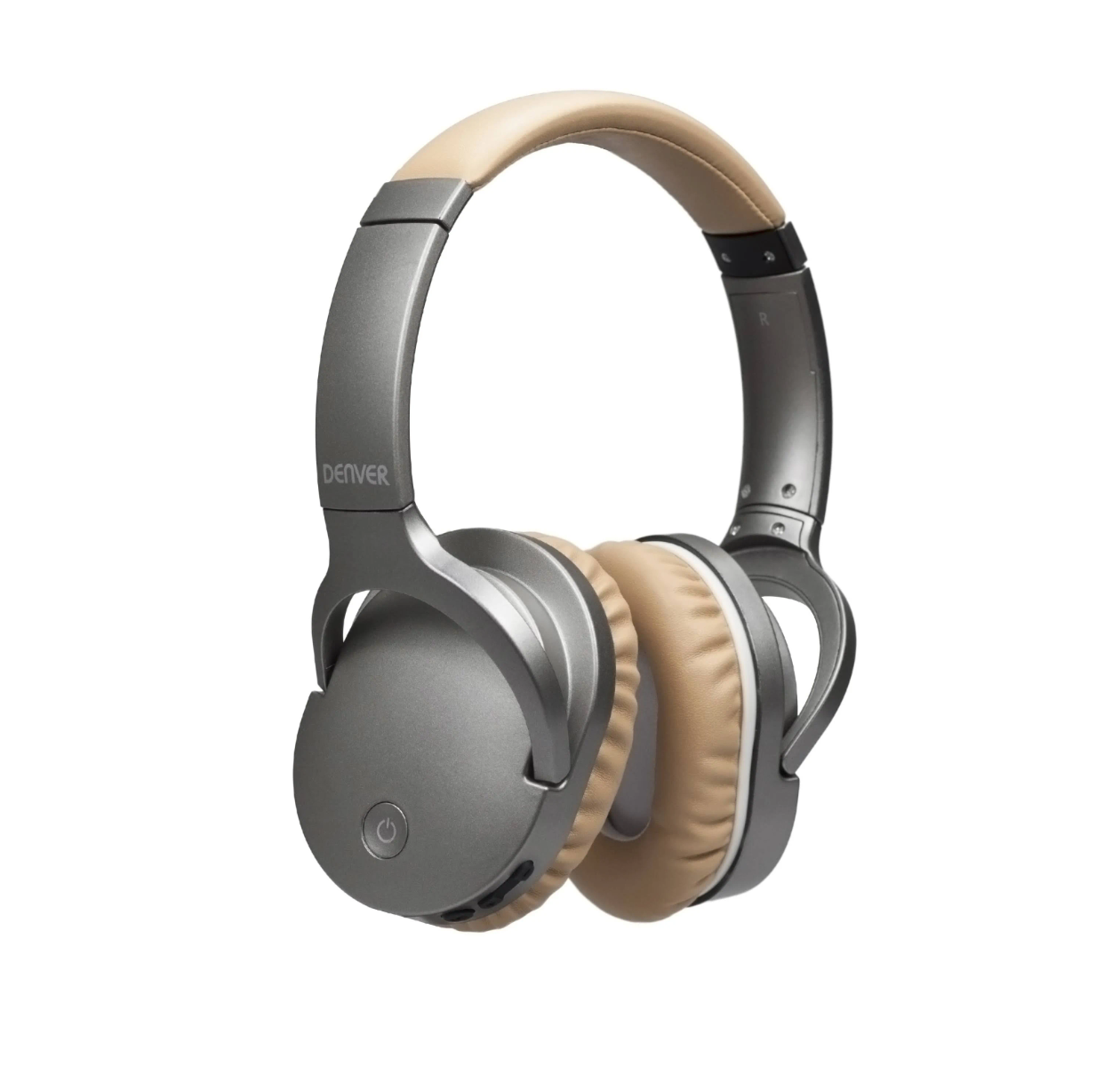 DENVER BTN-207 SAND, Bluetooth Over-ear Creme Kopfhörer