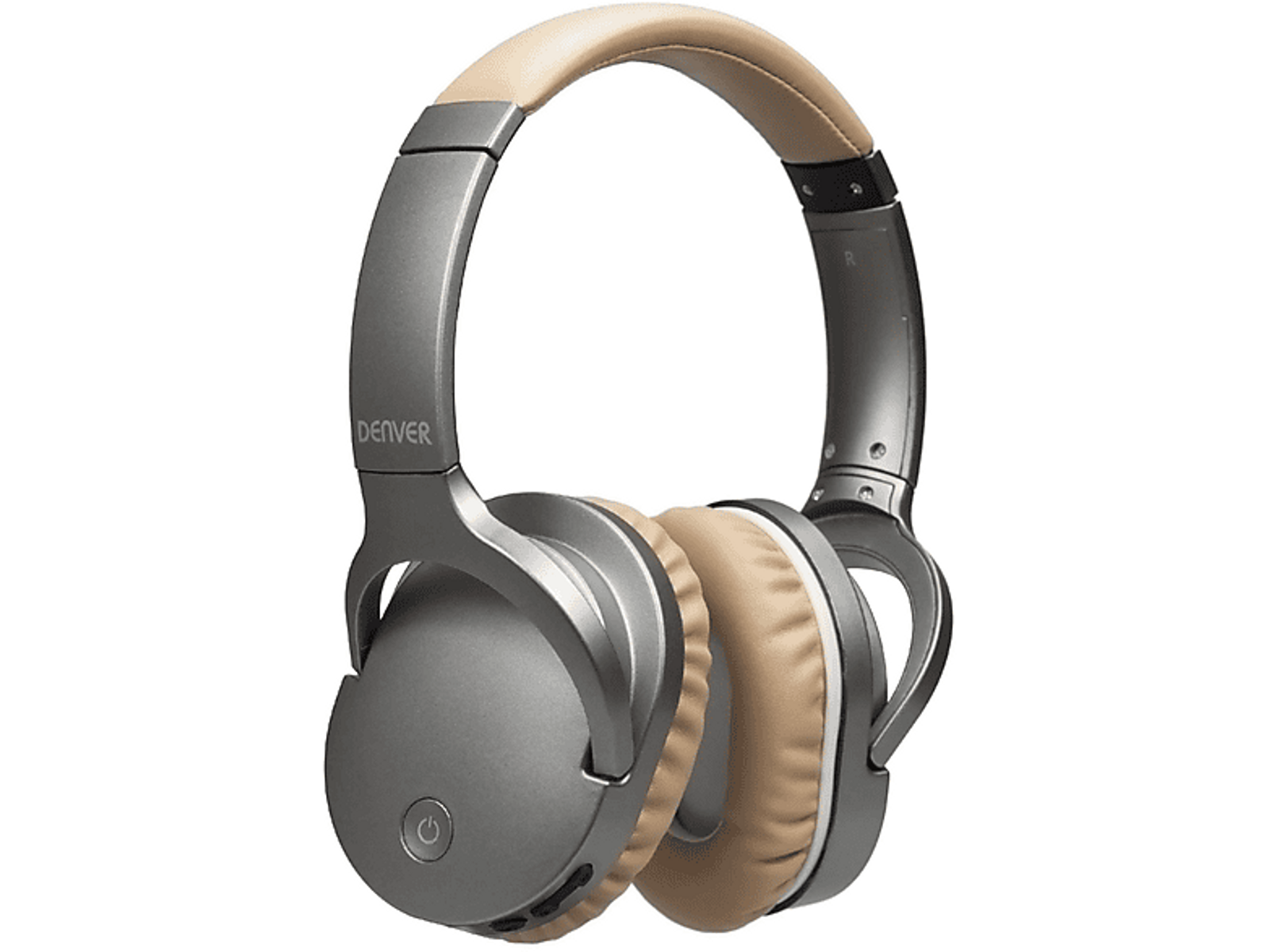 DENVER BTN-207 SAND, Bluetooth Over-ear Creme Kopfhörer