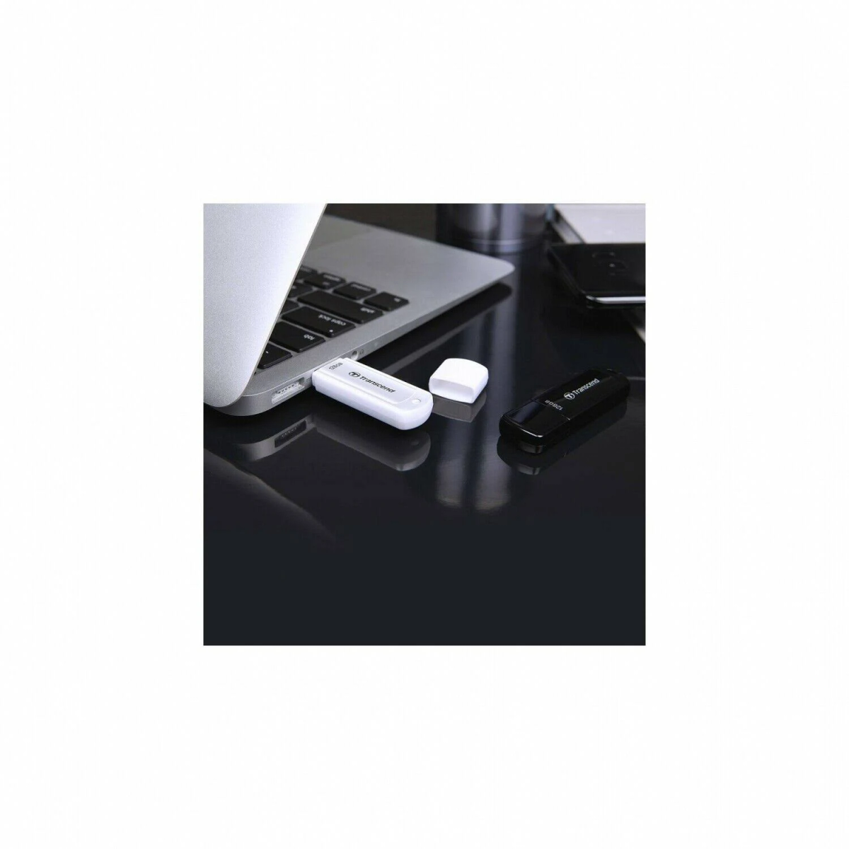 TRANSCEND TS128GJF730 USB-Flash-Laufwerk (weiß, 128 GB)