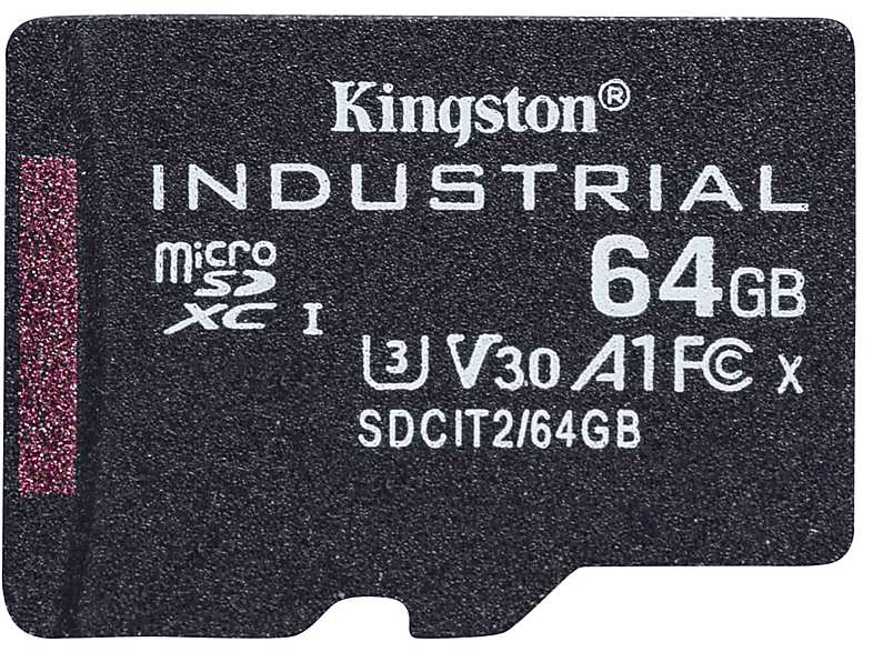 KINGSTON SDCIT2/64GBSP, Micro-SD, Micro-SDHC, SDHC, SDXC, Micro-SDXC, SD Speicherkarte, 64 GB, 100 MB/s