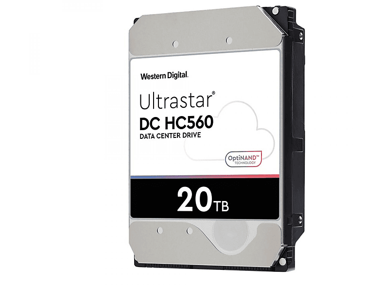 intern ULTRASTAR DC HDD, TB, Zoll, 20 WESTERN DIGITAL 7200RPM HC560 3,5 20TB 512MB, WD