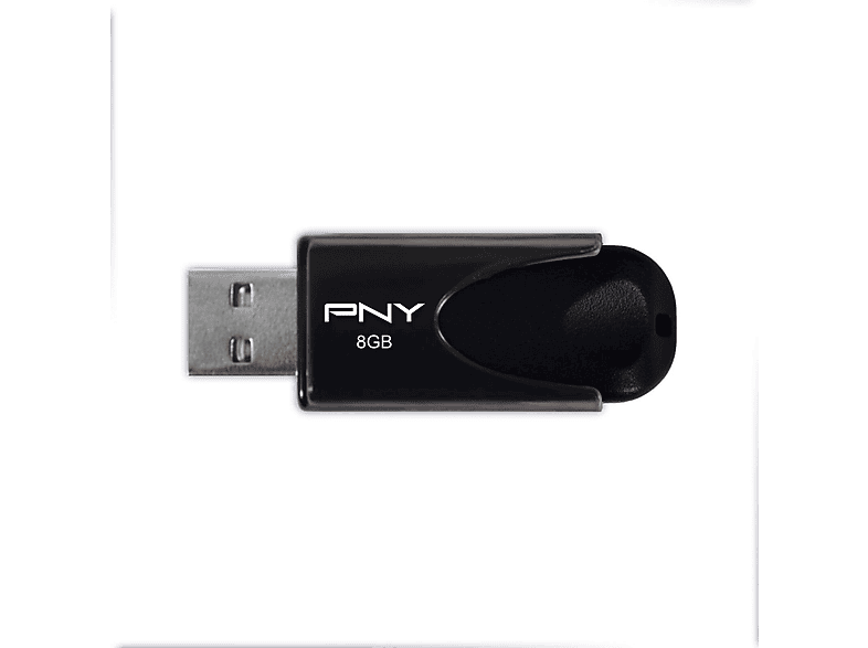 PNY FD8GBATT4-EF USB-Flash-Laufwerk (Schwarz, 8 GB)