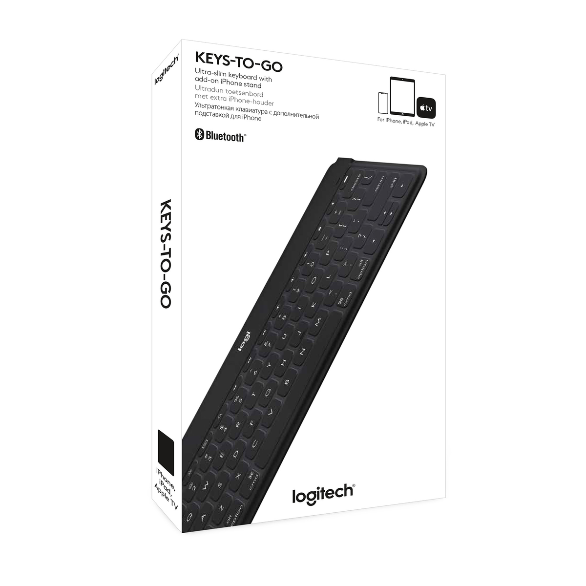 LOGITECH IPAD KEYS KEYBOARD CH BLACK, Tablet Tastatur, Standard