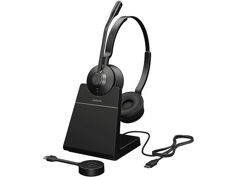 Bluetooth Kopfhörer Engage GN Schwarz AUDIO On-ear Jabra 55,