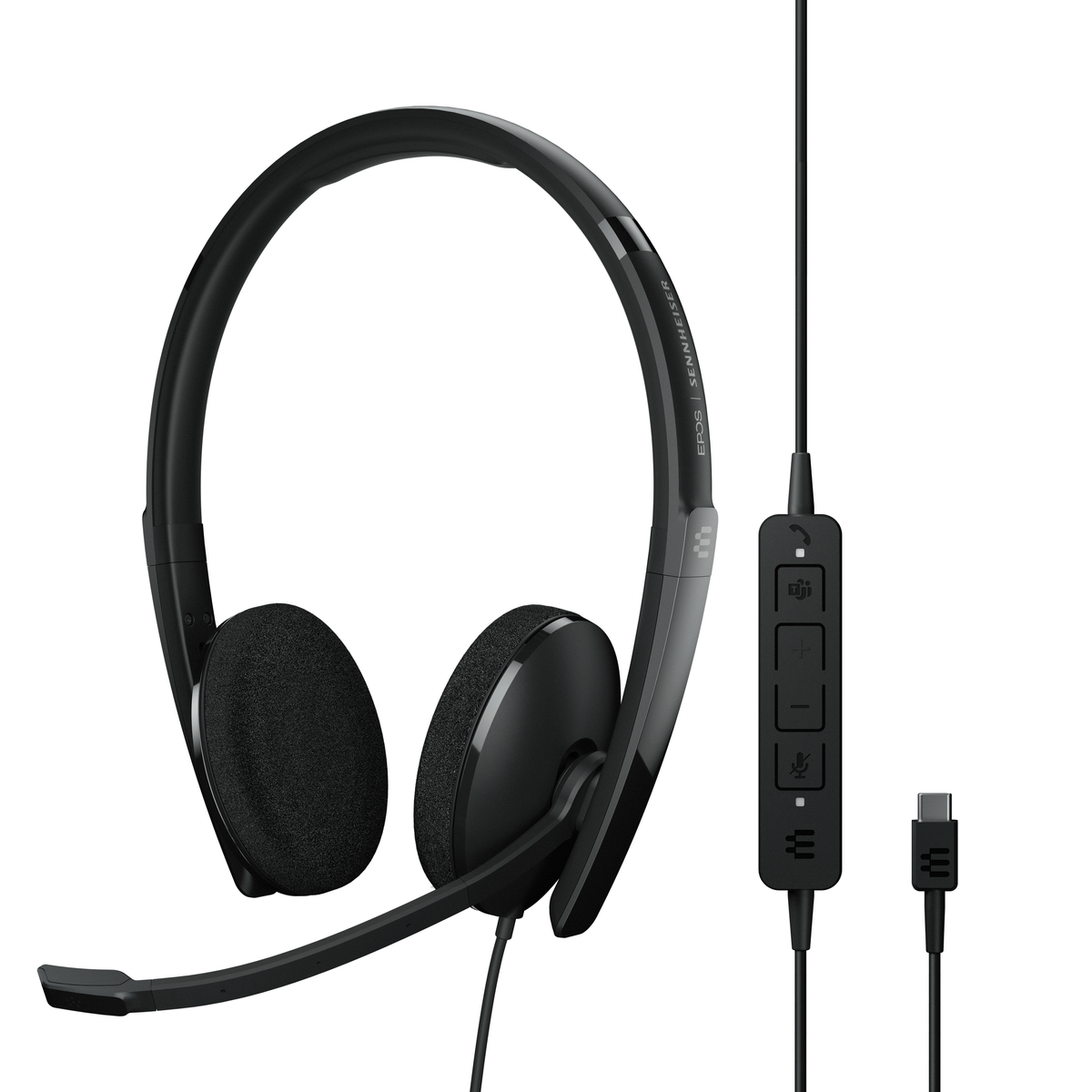 ADAPT USB-C Schwarz 160T EPOS Kopfhörer On-ear II,