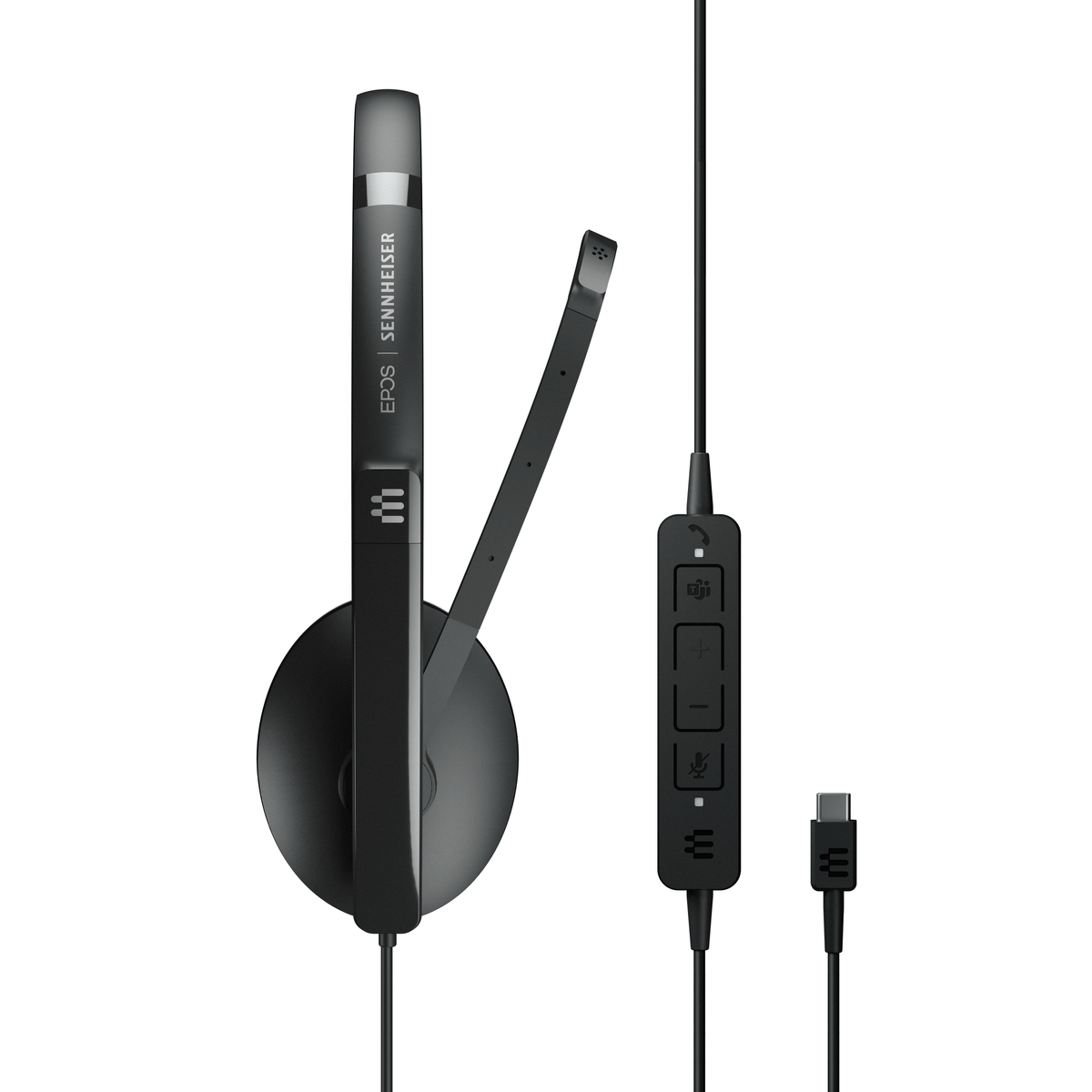 EPOS ADAPT 160T Schwarz On-ear Kopfhörer USB-C II