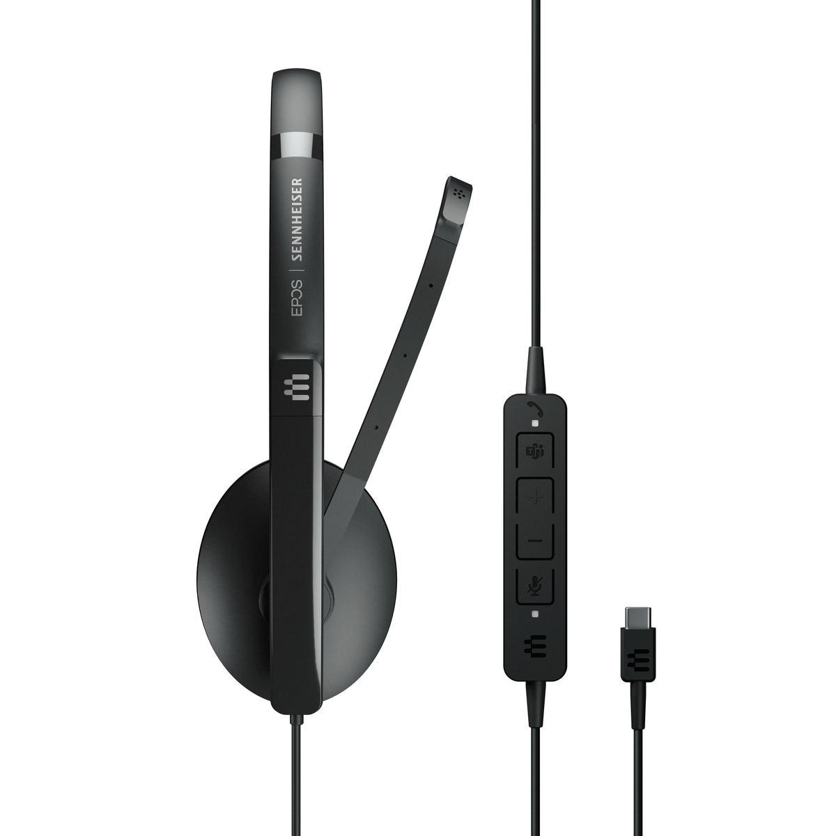 ADAPT USB-C Schwarz 160T EPOS Kopfhörer On-ear II,