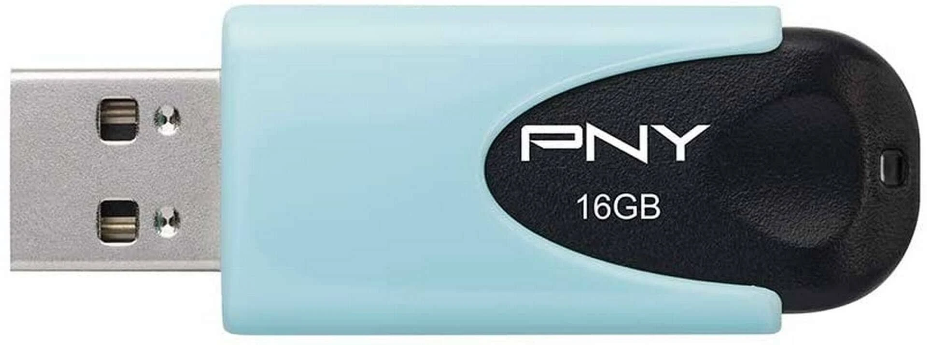USB 4 Attaché Stick GB) 16 PNY (blau,
