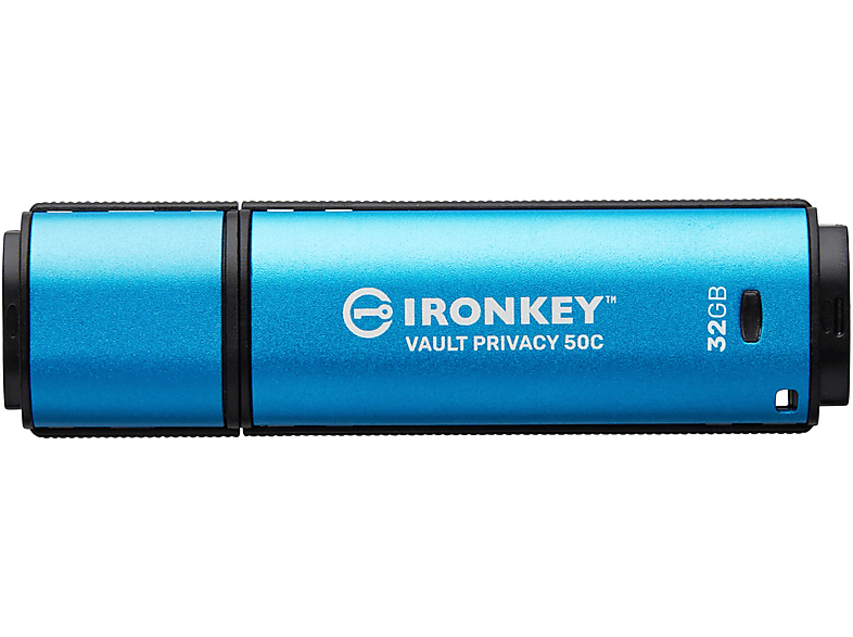 KINGSTON USB-Flash-Laufwerk Vault GB) Privacy 32 (Schwarz, IronKey 50C