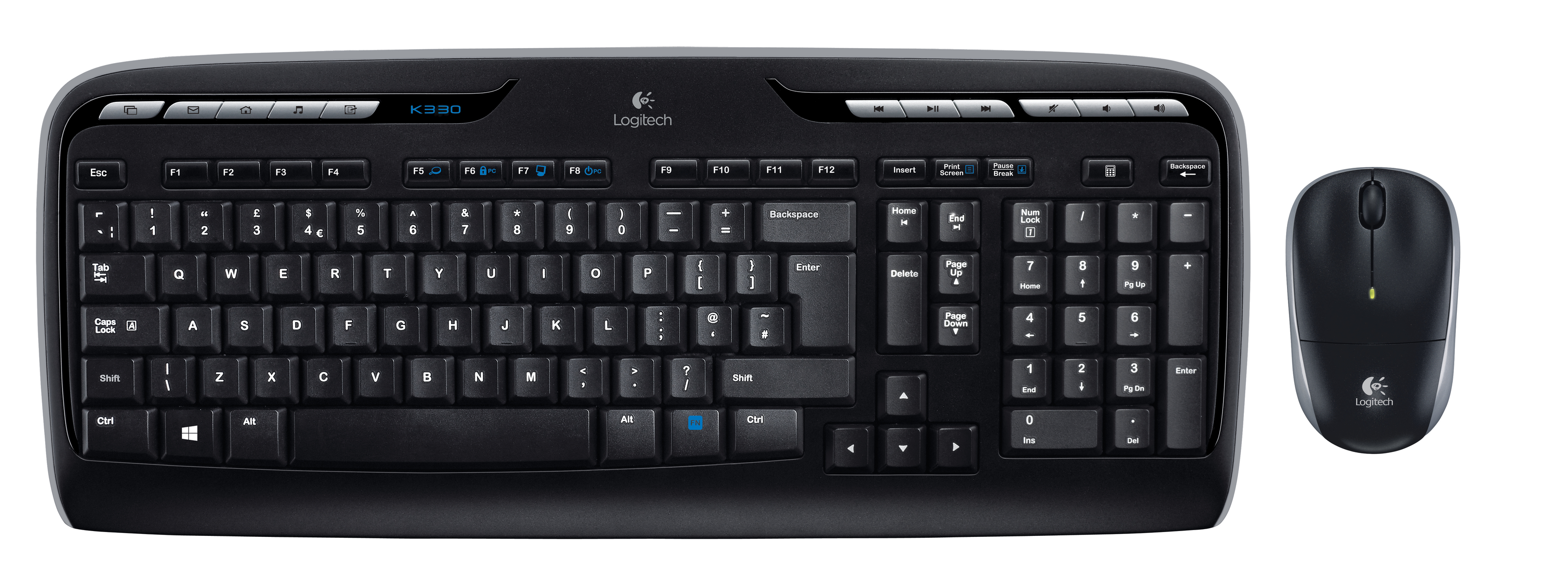 Set, Tastatur Maus 920-003989, LOGITECH Schwarz