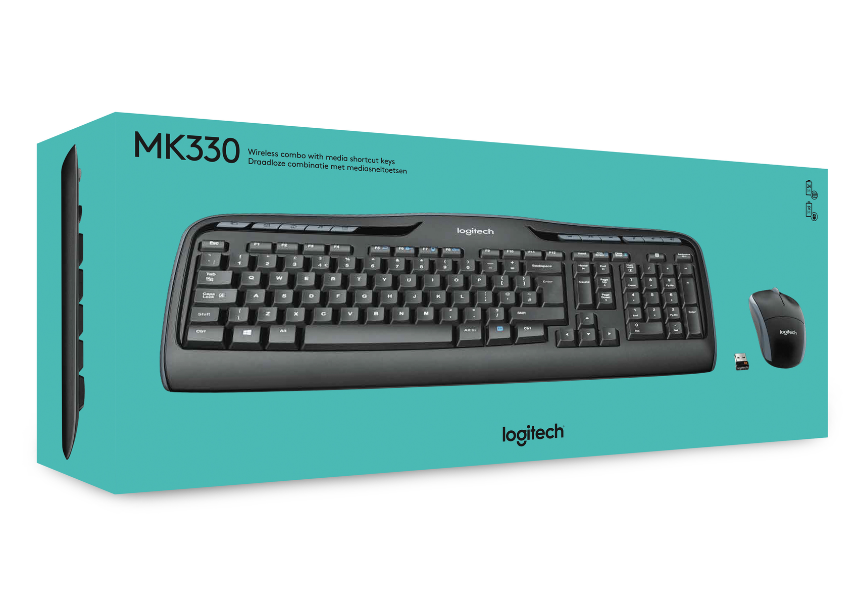 Set, Tastatur Maus 920-003989, LOGITECH Schwarz