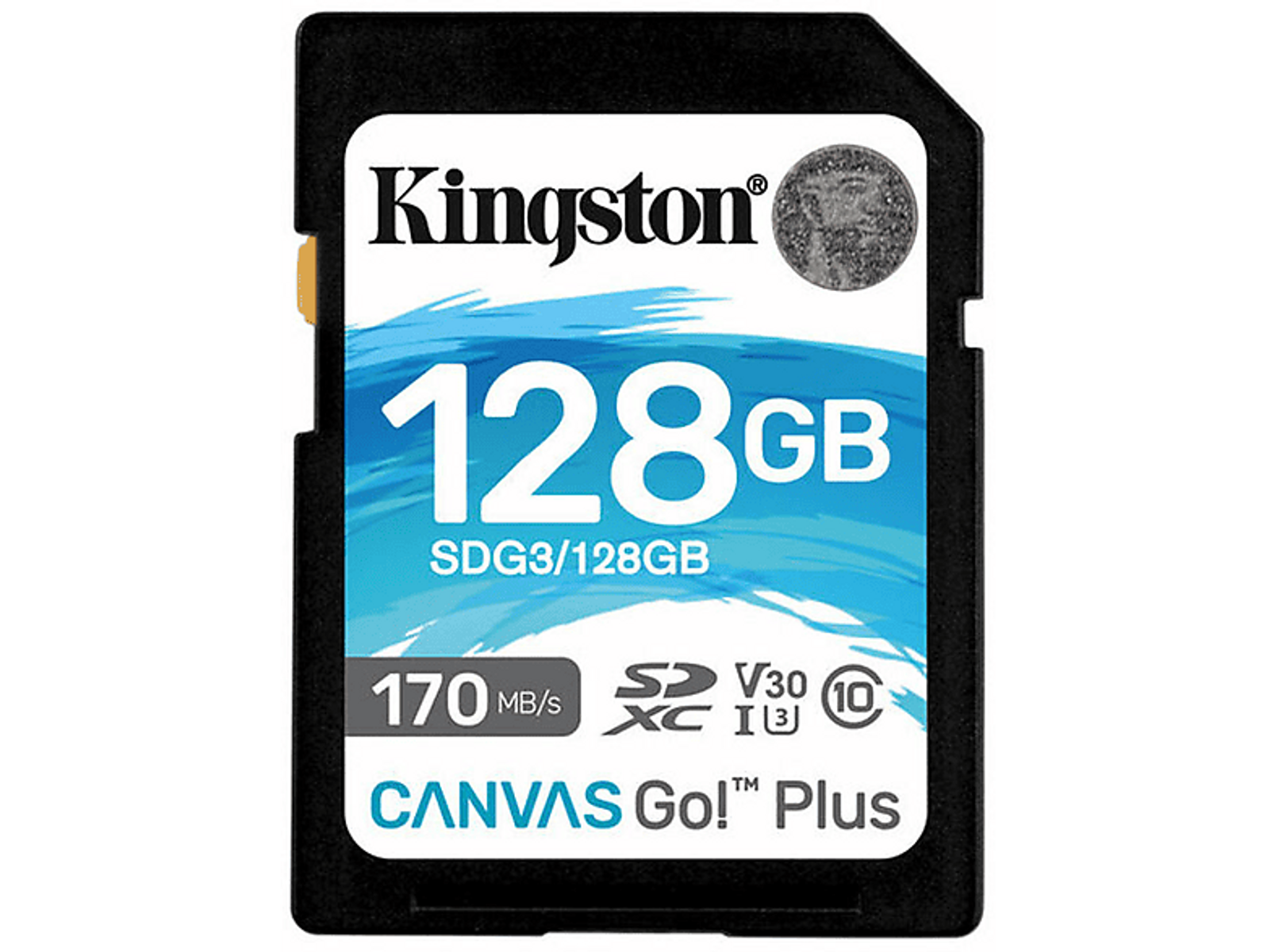 Go!, 90 KINGSTON GB, SDXC Speicherkarte, Canvas 128 MB/s