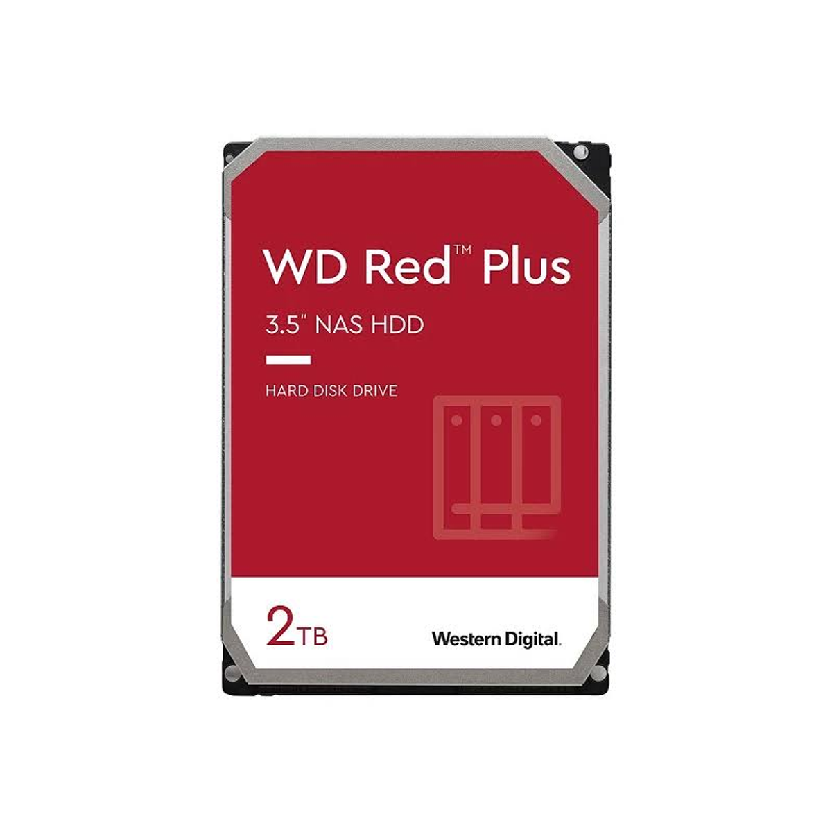 WESTERN DIGITAL 3,5 Zoll, HDD, Plus, GB, Red 2000 WD intern